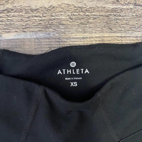 Athleta Black and Gray Plie Tights Leggings XS - Picture 10 of 11